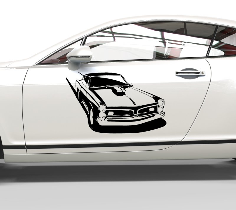 13020 Pontiac GTO 1966 Aufkleber
